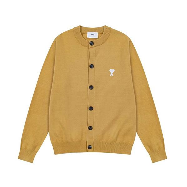 秋冬 しっかり素材 落ち着き 着回し力抜群 AMI PARIS アミ パリス コピー カーディガン