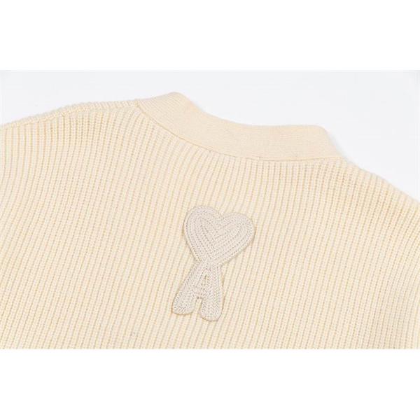 秋冬 知的ムード クラシック 人気 Vネック AMI PARIS アミ パリス コピー ニット