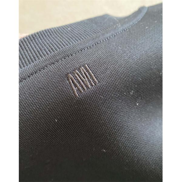 秋冬 裏起毛 リラックス ワンポイント AMI PARIS アミ パリス コピー スウェット