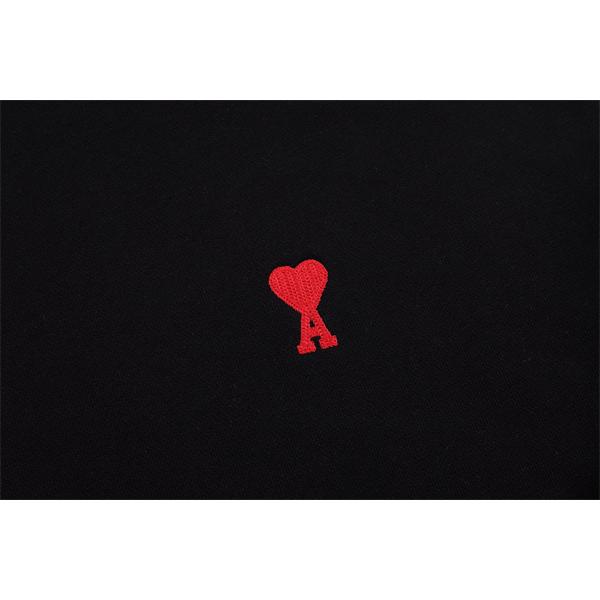 AMI PARIS アミ パリス コピー 厚手生地 モード ブラック ストリート 快適 パーカー