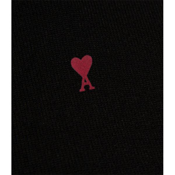 秋冬 中厚 ニット ホワイト 刺繍 ミニマル 安心 セーター AMI PARIS アミ パリス コピー