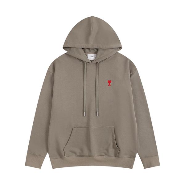 秋冬 立体フード 快适着用 日常使い 定番 スウェット AMI PARIS アミ パリス コピー パーカー