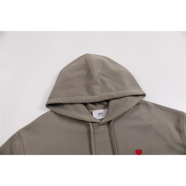 秋冬 立体フード 快适着用 日常使い 定番 スウェット AMI PARIS アミ パリス コピー パーカー