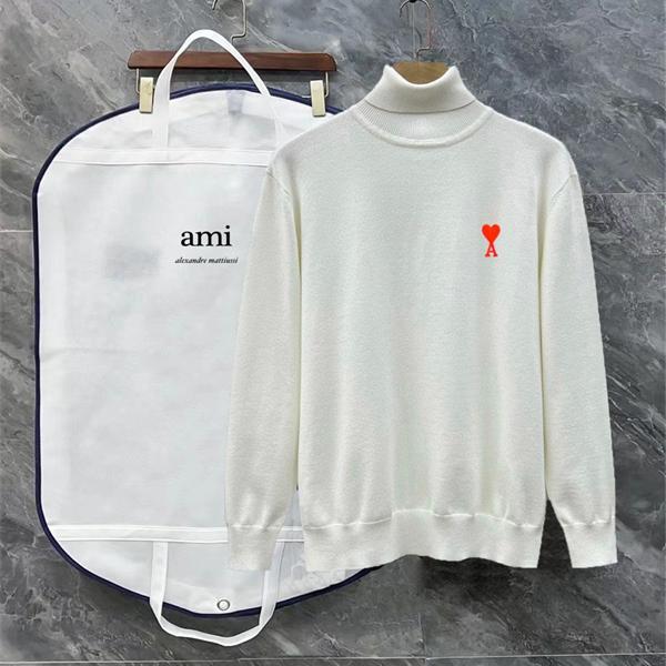 AMI PARIS アミ パリス コピー秋冬 上品 シルエット 长く使える 定番 タートル ニット