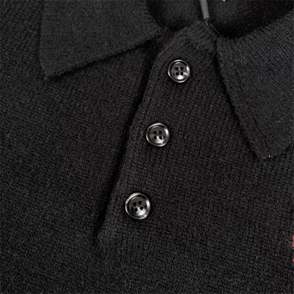 ホワイト 存在感 ゆったり トレンド 注目 ポロ AMI PARIS アミ パリス コピー ニット