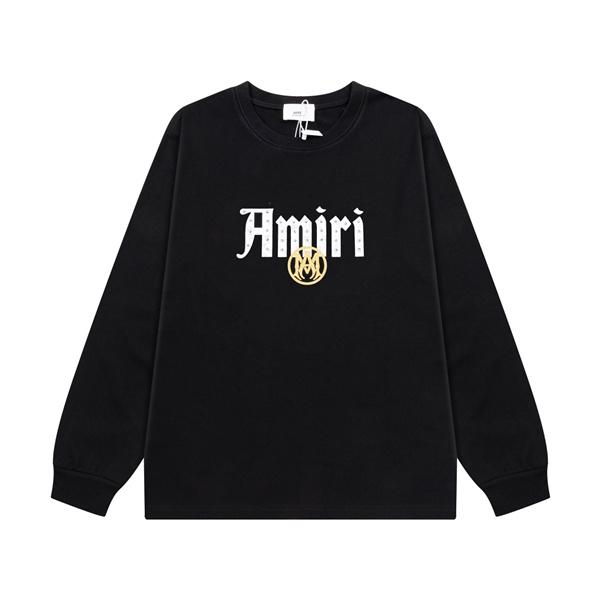 AMI PARIS アミ パリス コピー ブラック クラシカルロゴ 洗練ムード 人気 トレーナー