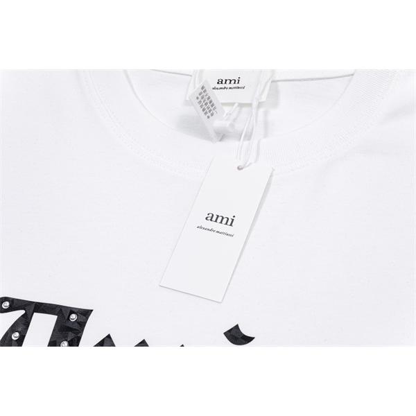 AMI PARIS アミ パリス コピー ブラック クラシカルロゴ 洗練ムード 人気 トレーナー