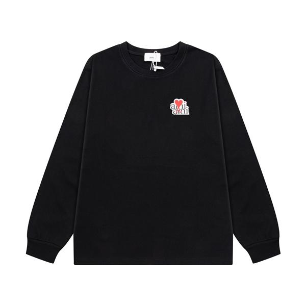 秋冬 しっかり 洗練 着回し重視 定番 AMI PARIS アミ パリス コピー スウェット