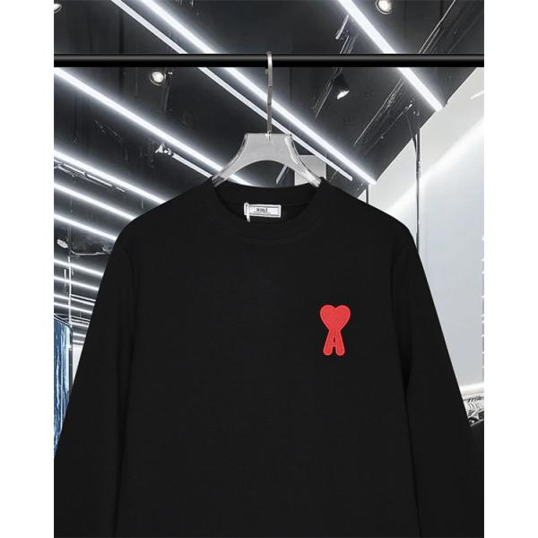 ポイント 万能 シルエット 定番 上品 スウェット AMI PARIS アミ パリス コピー