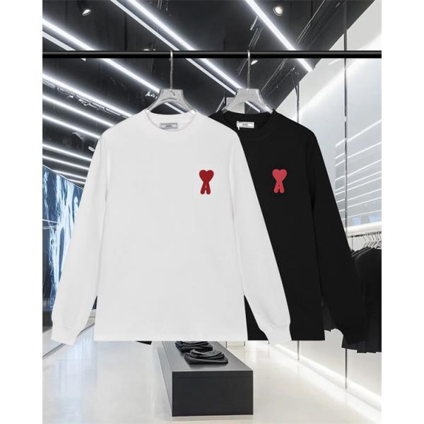 ポイント 万能 シルエット 定番 上品 スウェット AMI PARIS アミ パリス コピー