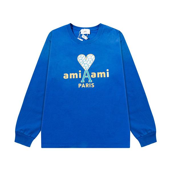 AMI PARIS アミ パリス コピー ホワイトカラー フレンチムード  大人カジュアル ロングスリーブ