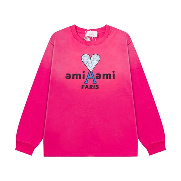 AMI PARIS アミ パリス コピー ホワイトカラー フレンチムード  大人カジュアル ロングスリーブ