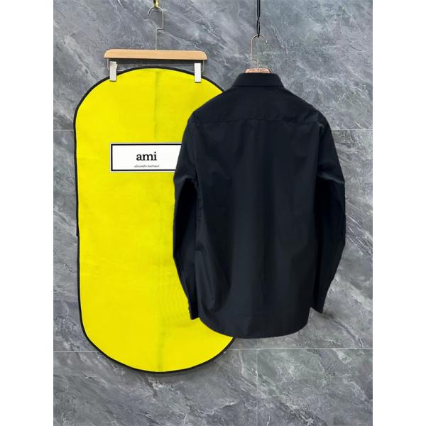 秋冬 轻量素材  きちんと感 着回し便利 入手困難 AMI PARIS アミ パリス コピー シャツ