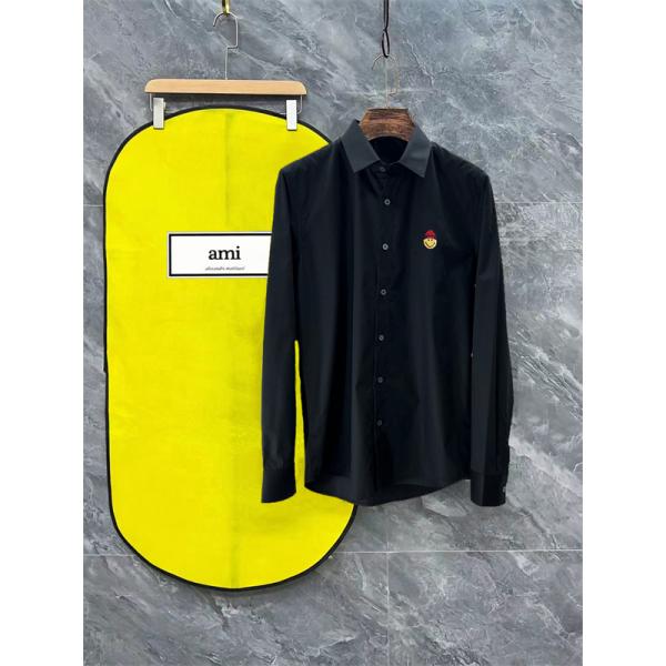 秋冬 轻量素材  きちんと感 着回し便利 入手困難 AMI PARIS アミ パリス コピー シャツ