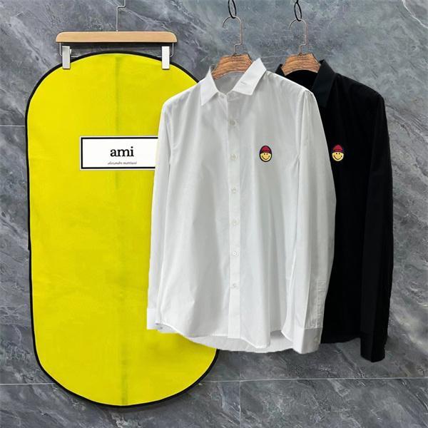 秋冬 轻量素材  きちんと感 着回し便利 入手困難 AMI PARIS アミ パリス コピー シャツ