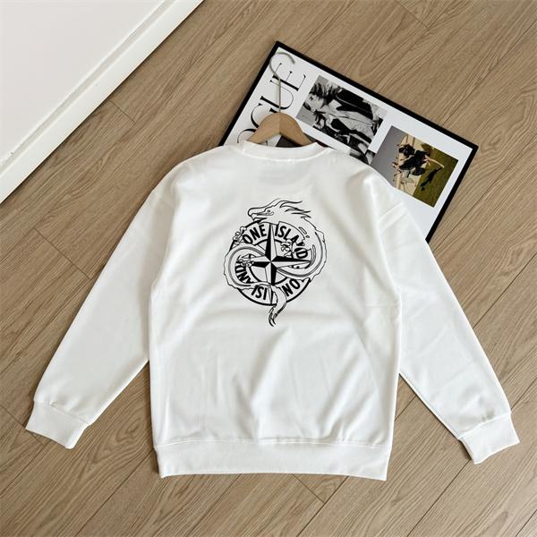 2025秋冬必須アイテム 厚手コットン 存在感アップ パーカー STONE ISLAND ストーンアイランド コピー