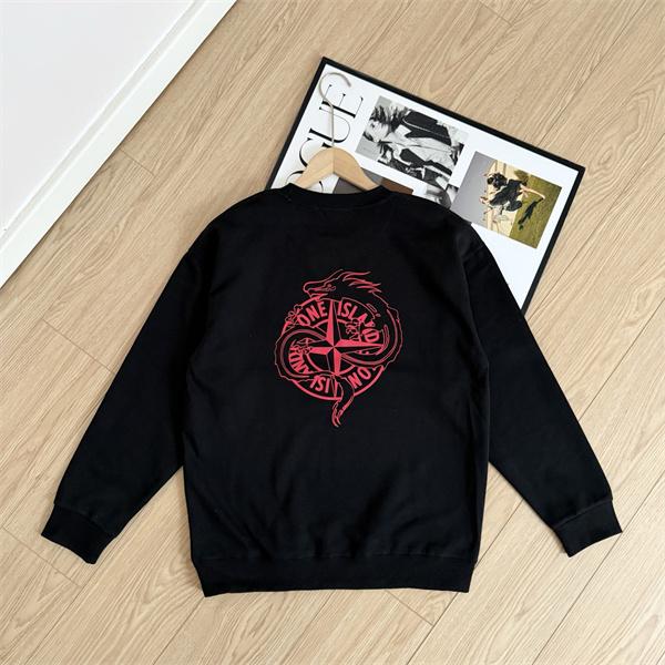 2025秋冬必須アイテム 厚手コットン 存在感アップ パーカー STONE ISLAND ストーンアイランド コピー