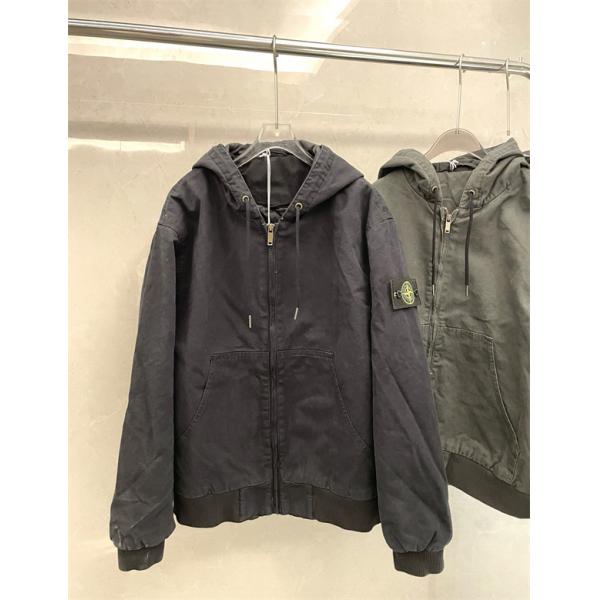 秋冬 厚手コットン ダークカラー  防寒 フーデッド STONE ISLAND ストーンアイランド コピー ジャケット