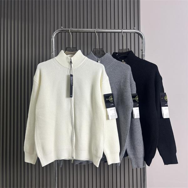 2025秋冬必須 着回し万能 ジップアップ ニット おすすめ STONE ISLAND ストーンアイランド コピー