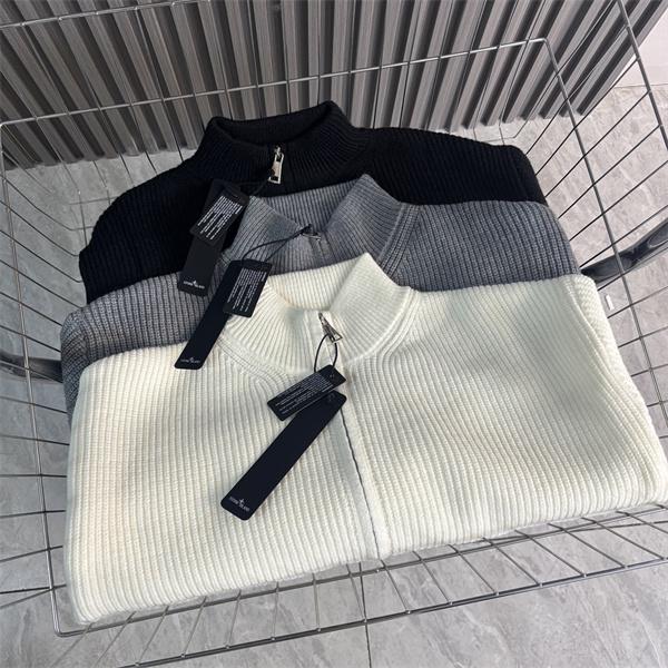 2025秋冬必須 着回し万能 ジップアップ ニット おすすめ STONE ISLAND ストーンアイランド コピー