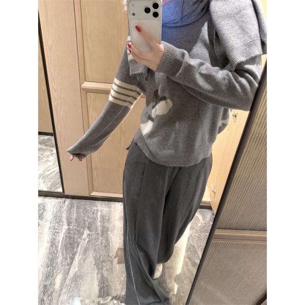 2点セットセーター+マフラー♥トムブラウンコピー♥THOM BROWNE人気2026新作