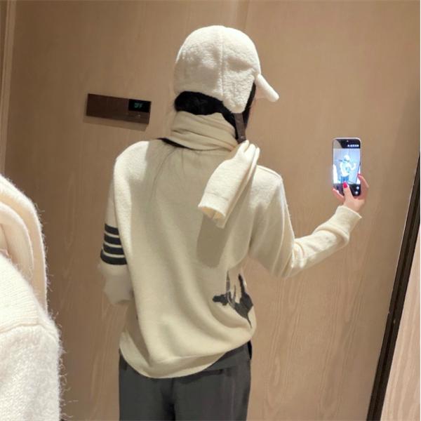 2点セットセーター+マフラー♥トムブラウンコピー♥THOM BROWNE人気2026新作