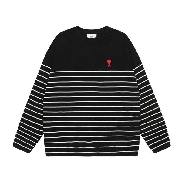 2025秋冬 フレンチ カジュアル セーター ユニセックス AMI PARIS アミ パリス スーパーコピー