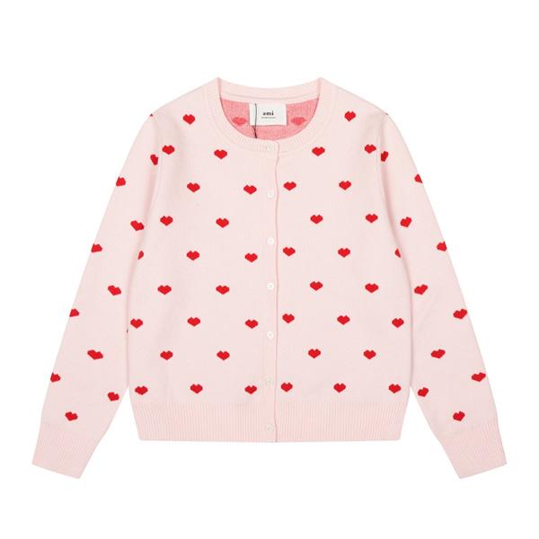  AMI PARIS アミ パリス コピー 2025秋冬 フレンチガーリー ニット カーディガン プレミアム