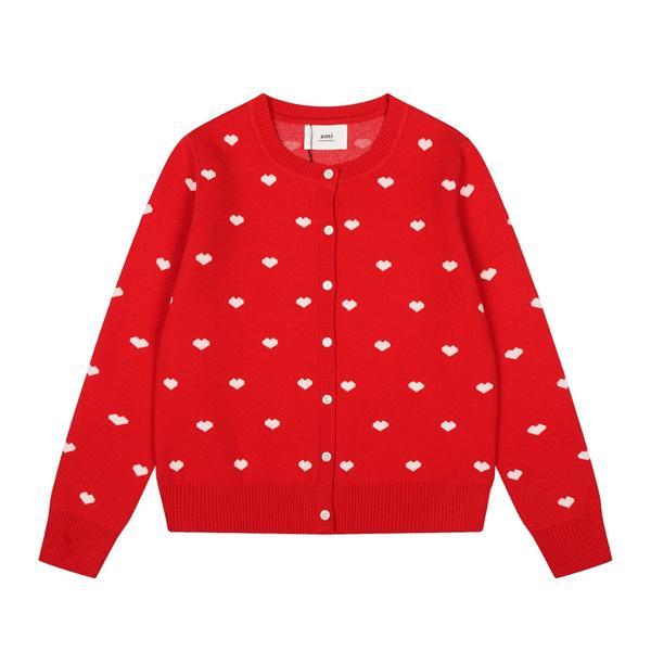  AMI PARIS アミ パリス コピー 2025秋冬 フレンチガーリー ニット カーディガン プレミアム