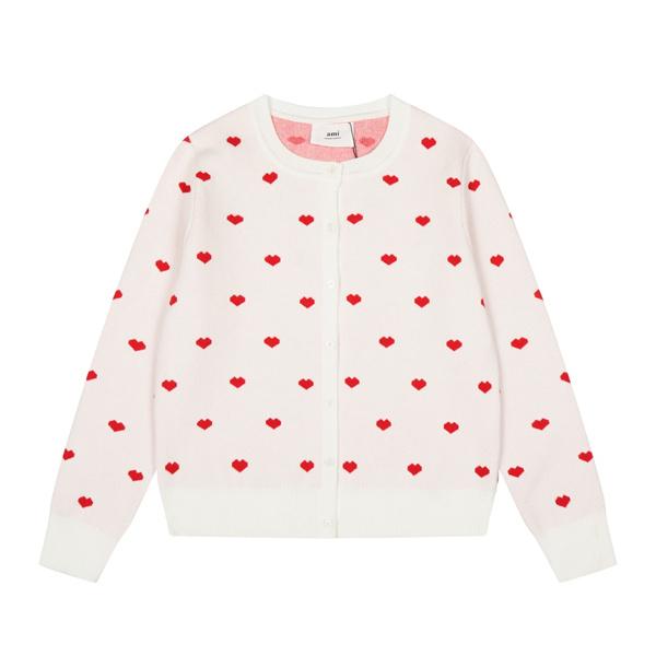  AMI PARIS アミ パリス コピー 2025秋冬 フレンチガーリー ニット カーディガン プレミアム