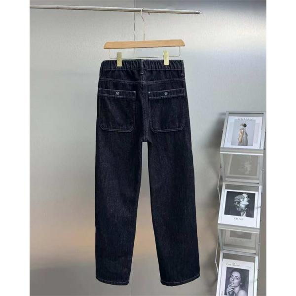  2025秋冬 大人ストリート ワンポイント  AMI PARIS アミ パリス 偽物 デニムパンツ ストレート