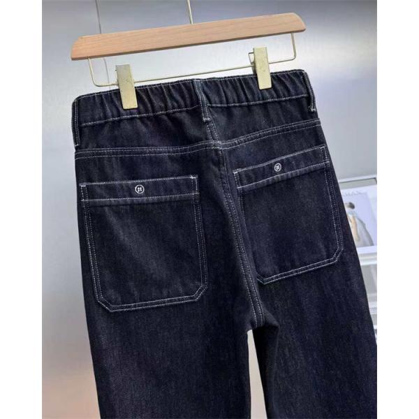  2025秋冬 大人ストリート ワンポイント  AMI PARIS アミ パリス 偽物 デニムパンツ ストレート