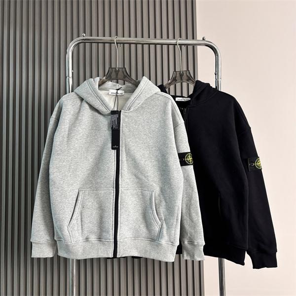  STONE ISLAND ストーンアイランド コピー 秋冬定番 人気爆発 上質コットン ジップアップ パーカー