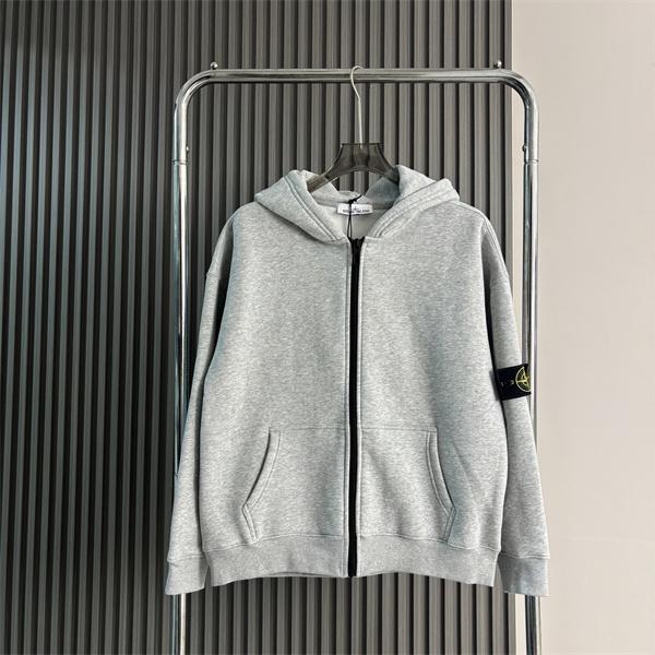  STONE ISLAND ストーンアイランド コピー 秋冬定番 人気爆発 上質コットン ジップアップ パーカー