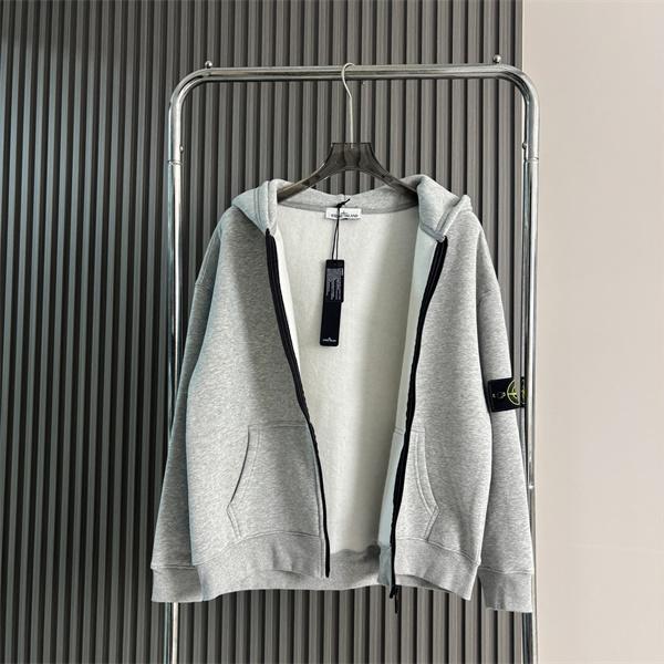  STONE ISLAND ストーンアイランド コピー 秋冬定番 人気爆発 上質コットン ジップアップ パーカー
