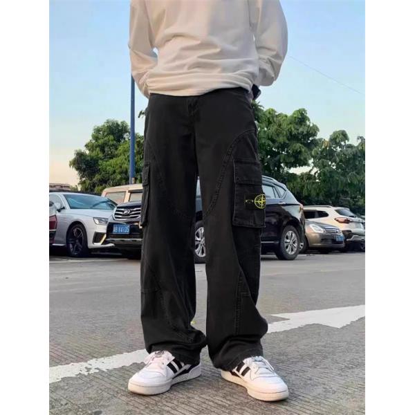 秋冬必須 本格派ストリート カーゴパンツ 上質コットン  STONE ISLAND ストーンアイランド コピー