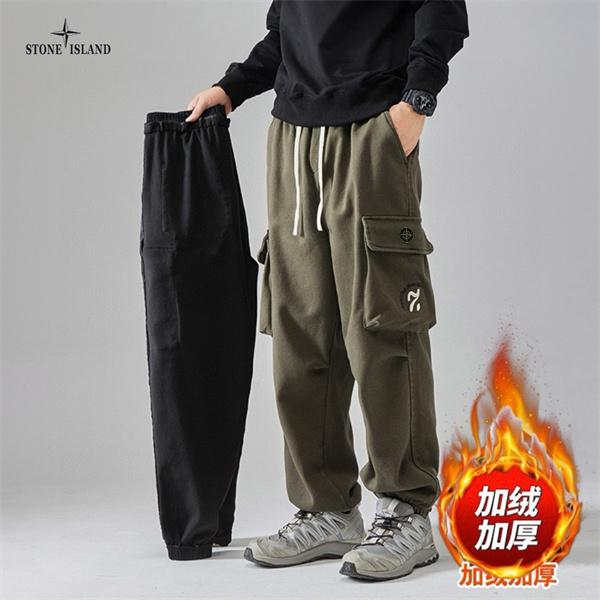 秋冬防寒仕様 裏起毛 STONE ISLAND ストーンアイランド スーパーコピー カーゴパンツ 温かさ トレンド