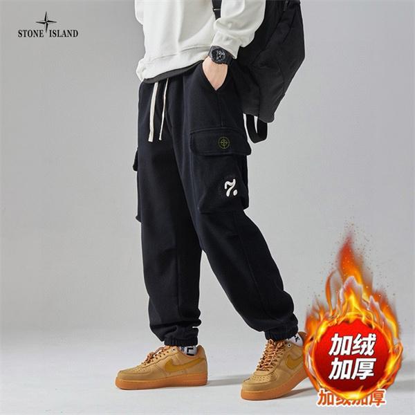 秋冬防寒仕様 裏起毛 STONE ISLAND ストーンアイランド スーパーコピー カーゴパンツ 温かさ トレンド