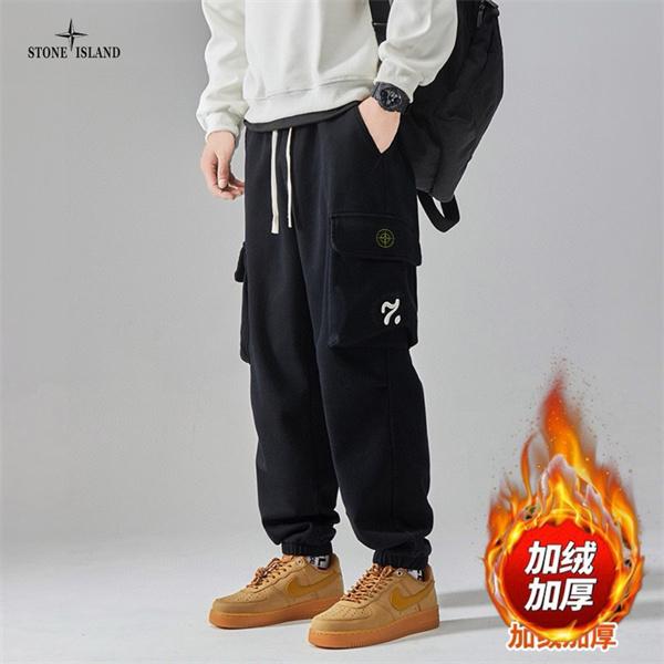 秋冬防寒仕様 裏起毛 STONE ISLAND ストーンアイランド スーパーコピー カーゴパンツ 温かさ トレンド