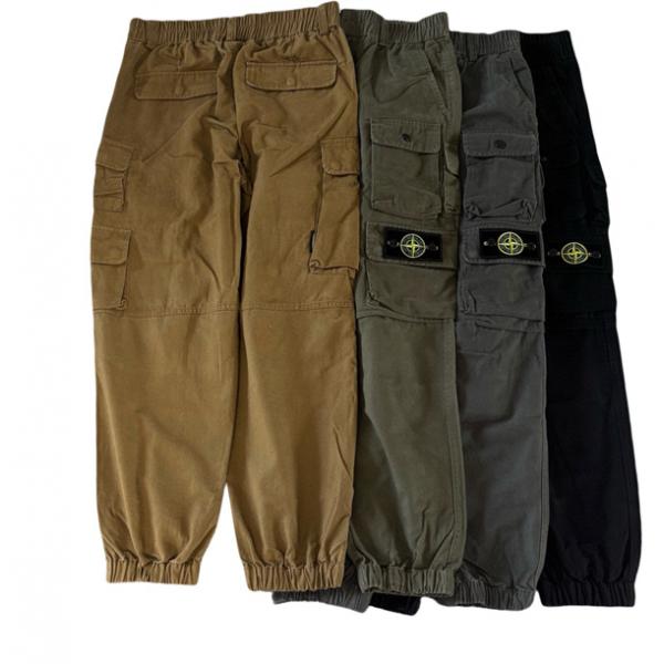 2025秋冬必須 パンツ 上質コットン 防寒仕様 定番4色 STONE ISLAND ストーンアイランド 偽物