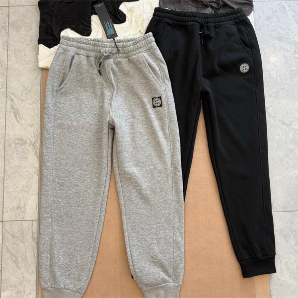 STONE ISLAND ストーンアイランド コピー 2025定番 プレミアム スウェットパンツ 裏起毛 