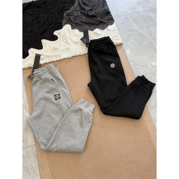 STONE ISLAND ストーンアイランド コピー 2025定番 プレミアム スウェットパンツ 裏起毛 