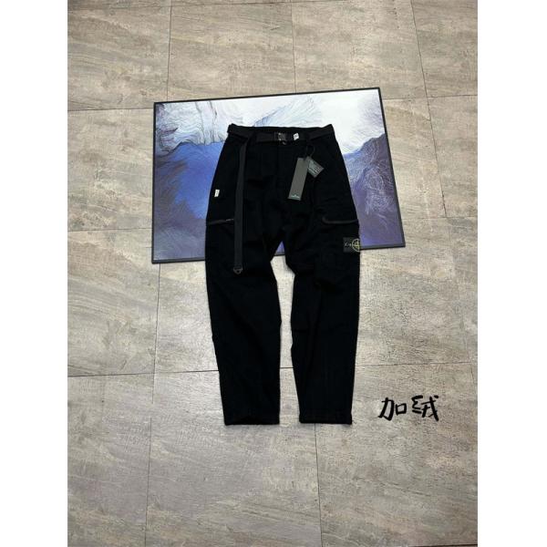 STONE ISLAND ストーンアイランド コピー 2025秋冬 カーゴパンツ 温か素材 冬必須