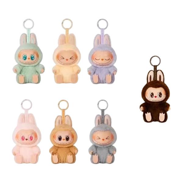 ポップマート  激安 LABUBU ラブブ 二代 坐りぬいぐるみ 6体セット ふわふわ素材 コレクション ドール フィギュア