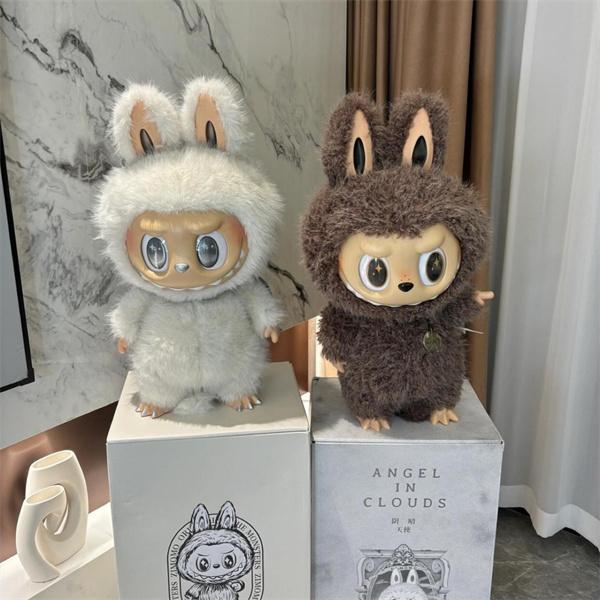ポップマート  コピー LABUBU ラブブ × ZIMOMO 2.0 大天使 ビッグサイズ ぬいぐるみ ふわふわ ドール インテリア