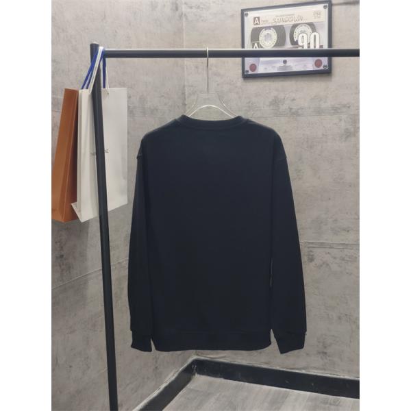 セリーヌ コピー 2025秋冬 CELINE 刺繍 トレーナー ホワイト・ブラック シンプル  ユニセックス