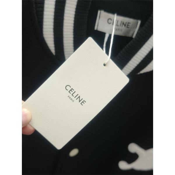 セリーヌ コピー 2025秋冬 CELINE トリオンフ ワッペン スタジャン 高級 主役アウター