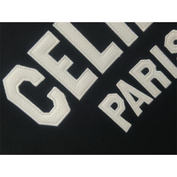 セリーヌ コピー 2025秋冬 CELINE トリオンフ ワッペン スタジャン 高級 主役アウター