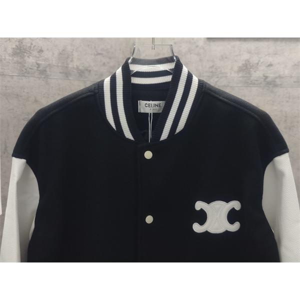 セリーヌ コピー 2025秋冬 CELINE トリオンフ ワッペン スタジャン 高級 主役アウター