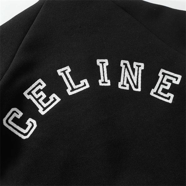 2025秋冬 CELINE セリーヌ コピー ブラック Cロゴ ジャケット ストリート 個性派